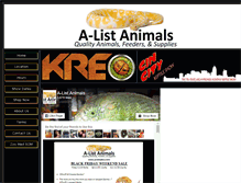 Tablet Screenshot of a-listsales.com